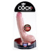 Фаллоимитатор с присоской King Cock Dual Density 8