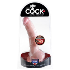 Фаллоимитатор с присоской King Cock Plus 9