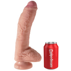 Фаллоимитатор с присоской King Cock Plus 10