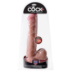 Фаллоимитатор на присоской King Cock Dual Density 12