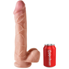 Фаллоимитатор на присоской King Cock Dual Density 12