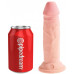 Реалистичный фаллоимитатор на присоске King Cock Triple Density Cock Light 18 см