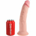 Большой фаллоимитатор без мошонки на присоске King Cock Plus Triple Density 25 см