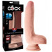 Крупный фаллоимитатор на присоске King Cock Plus Triple Density 24 см