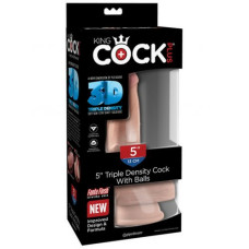 Крупный фаллоимитатор на присоске King Cock Plus Triple Density 24 см