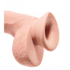 Крупный фаллоимитатор на присоске King Cock Plus Triple Density 24 см