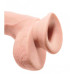 Крупный фаллоимитатор на присоске King Cock Plus Triple Density 24 см