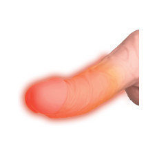 Компактная секс-машина с подогревом King Cock Plus Thrusting Cock with Balls 27 см