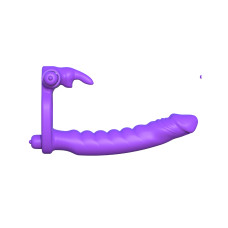 Вибро-кольцо для двойного проникновения Fantasy C-Ringz Silicone Double Penetrator Rabbit