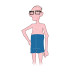Мини-кукла для секса Travel Size Dirty Old Man Doll