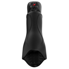 Черный вибромастурбатор-ротатор Vibrating Roto-Teazer