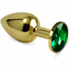 Анальная пробка Gold Green S