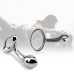 Aнальная втулка серебристая Medium Luxury Metal Butt Plug