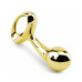 Aнальная втулка золотистая Medium Luxury Metal Butt Plug