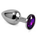 Анальная пробка Purple Rosebud Classic S