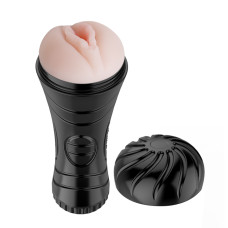 Мастурбатор вагина в колбе Vibrating Male Masturbator с одним режимом вибрации