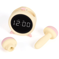 Умный стимулятор-будильник с вакуумной стимуляцией и вибрацией Naughty Clock