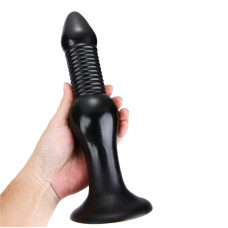 Фаллос с ребристым рельефом X-Men Butt Plug 28 см