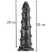 Фаллоимитатор с рельефным рисунком X-Men Butt Plug 30 см