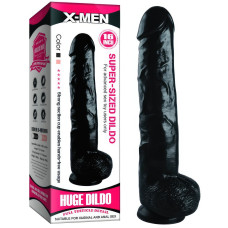 Черный фаллос-гигант X-Men Super-Sized Huge Dildo 39 см
