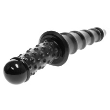 Двухсторонний фаллос с рельефным рисунком X-Men Sword Handle 35 см