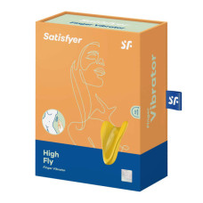 Перезаряжаемый вибратор на палец Satisfyer High Fly желтый