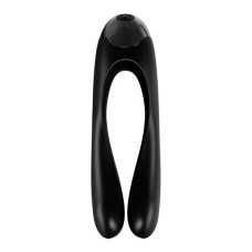 Универсальный перезаряжаемый вибростимулятор Satisfyer Candy Cane черный