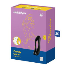 Универсальный перезаряжаемый вибростимулятор Satisfyer Candy Cane черный