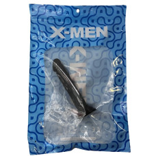 Черный фаллос с венками на присоске X-Men Geoffs Cock 14 см